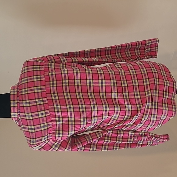 Abercrombie And Fitch Plaid Pink Women's Shirt Vintage  Size M - Picture 4 of 7